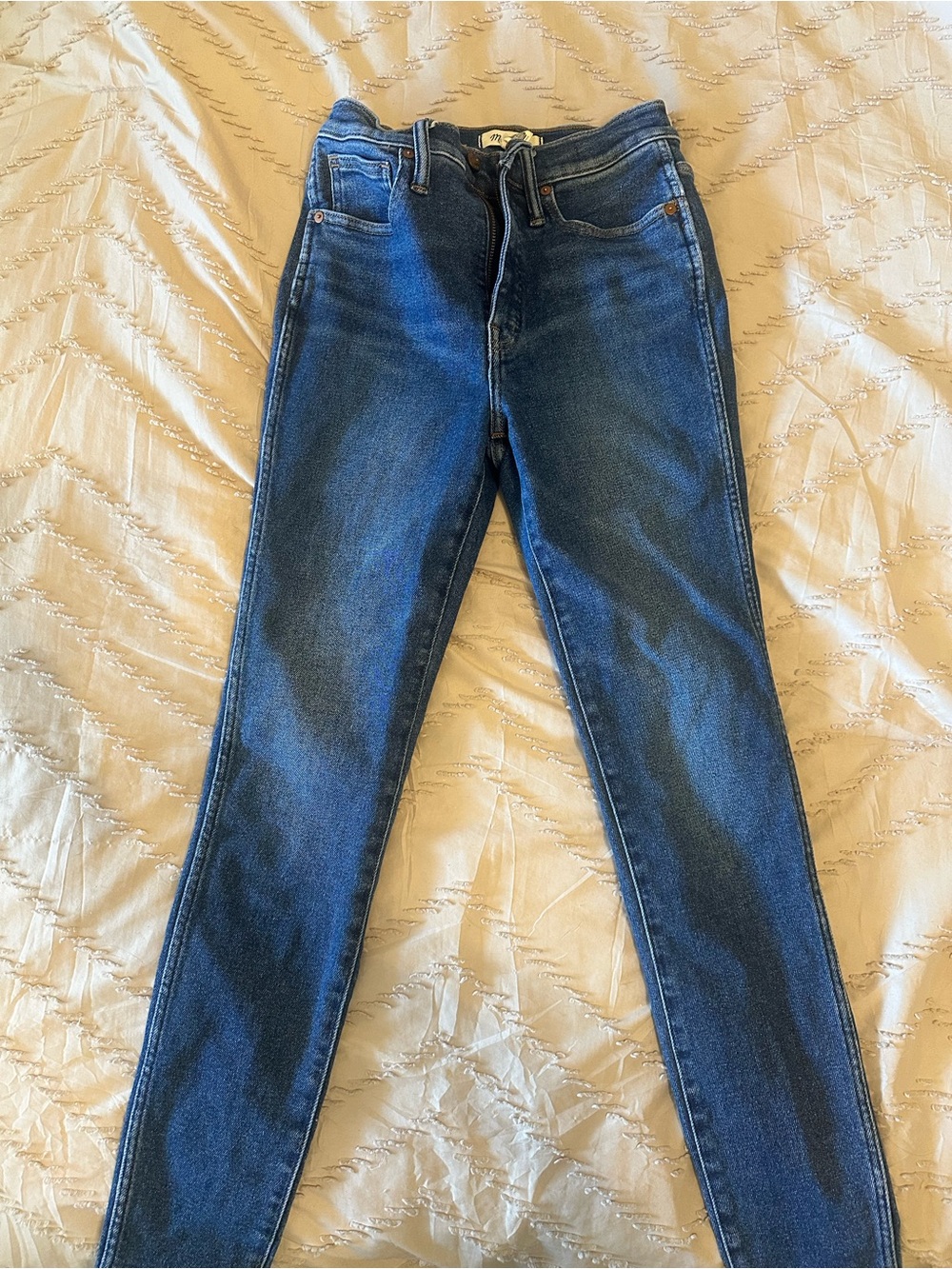 Madewell Dark Blue High-Rise Jeggings